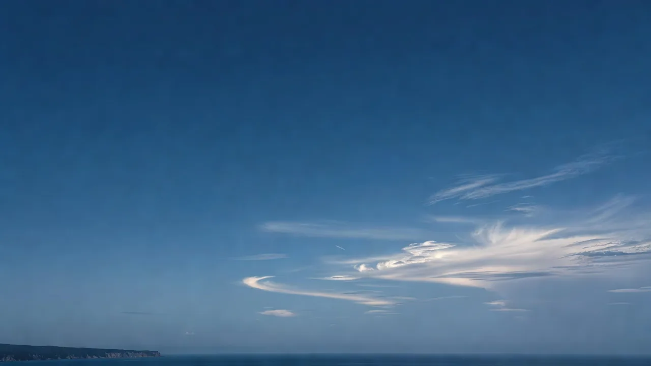 広大な空と地平線